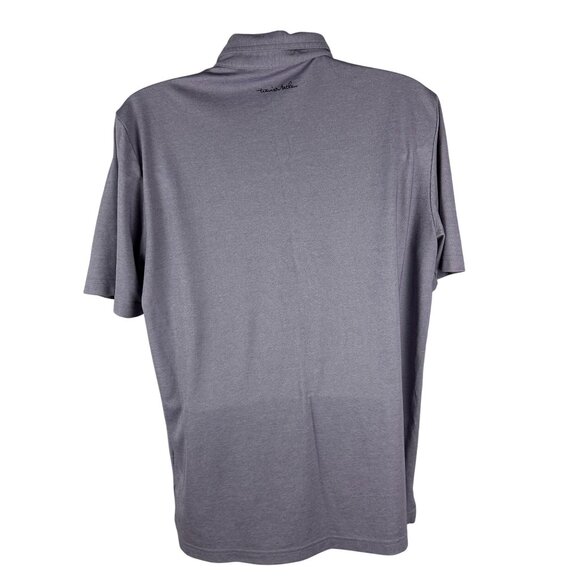 Travis Mathew Mens Polo Shirt Size XL Gray Cotton/Polyester Blend - Picture 7 of 9